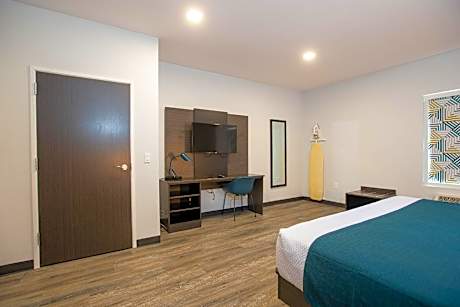 1 Queen Bed | Mobil Access Tub Nsmk Micfridg