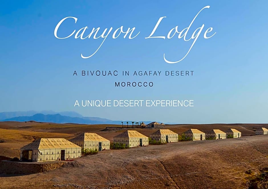 Canyon Lodge Désert Agafay