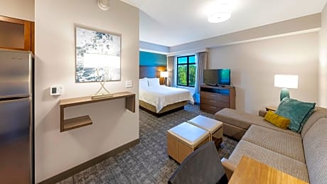 Studio Queen Suite with Accessible Roll-In Shower
