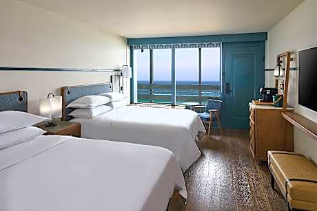 Premium Ocean View 2Queen, Guest room, 2 Queen