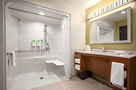 1 King Accessible Roll In Shower Suite Non-Smoking