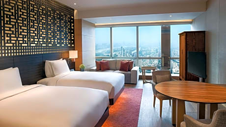 2 Double Beds River View