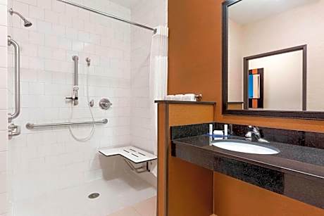 King Room with Roll-in Shower - Mobility Accessible