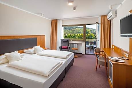 Large Comfort Double Room with River view, Balcony and Air conditioning