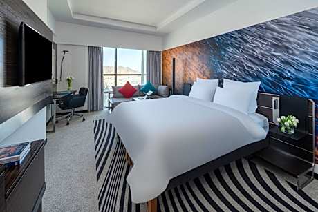 Junior Suite with One King Bed and Living Room