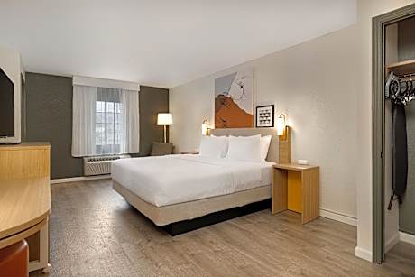 1 King Bed
