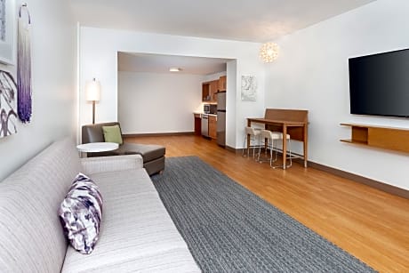 800 Sq. Ft. Studio Queen, Larger Studio, 2 Queen, Sofa bed, City view, Corner room