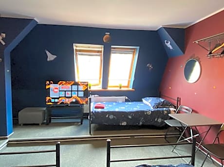 Single Bed in Male Dormitory Room