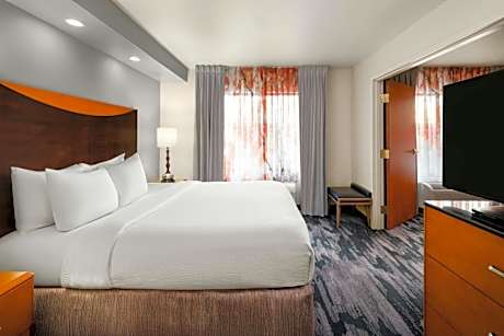 Larger One-Bedroom King Suite with Specialty Bathtub and Sofa Bed