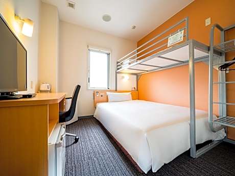 Room with Double Bed and Bunk Bed - Smoking