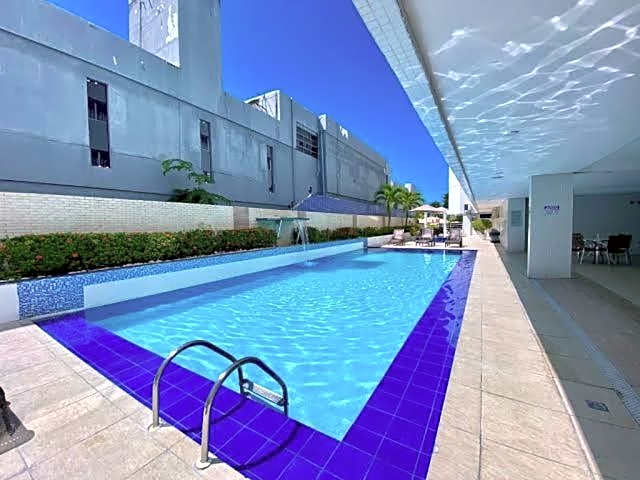 Confortável flat em frente à praia de Tambaú