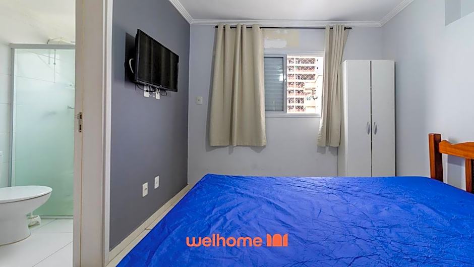 Apartamento a 250m da praia na Praia Grande