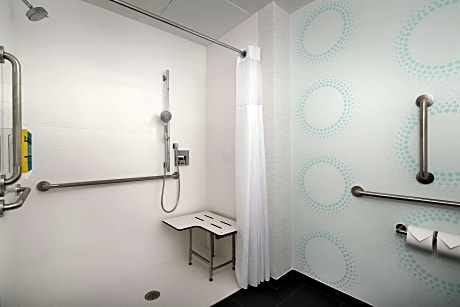 1 King Mobility Accessible W/Roll In Shower