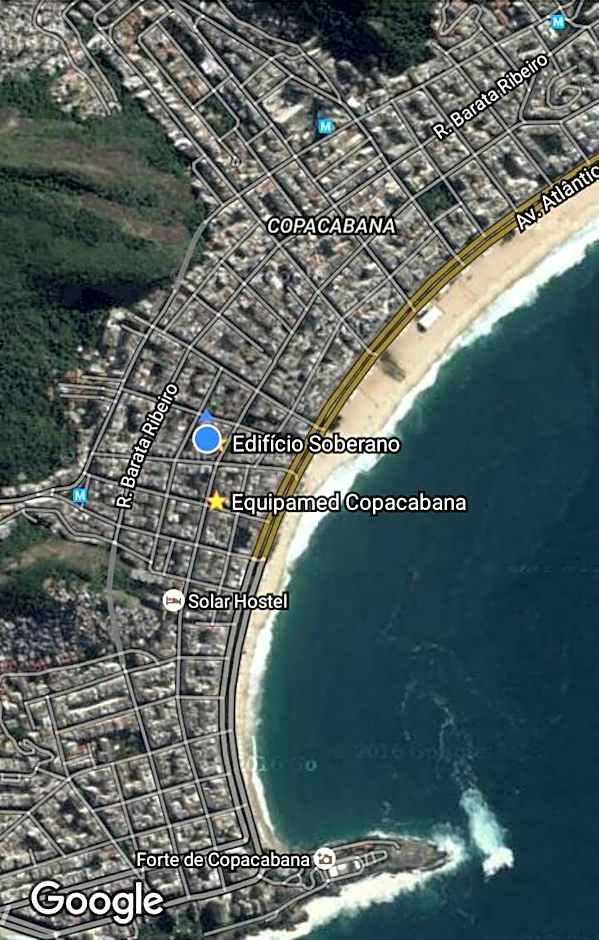 Copacabana 3 quartos ar cond a 2 qds da praia