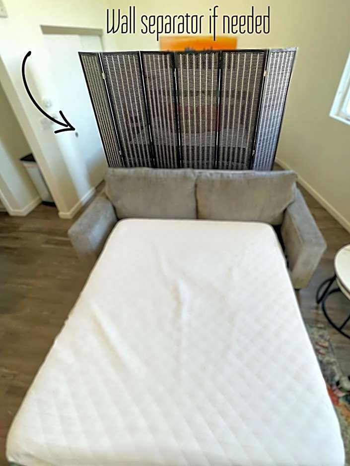 Downtown Los Angeles Skyline balcony view Modern Penthouse