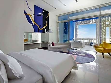 Opera Suite, 1 king-size bed, panoramic sea view, private terrace with hot tub