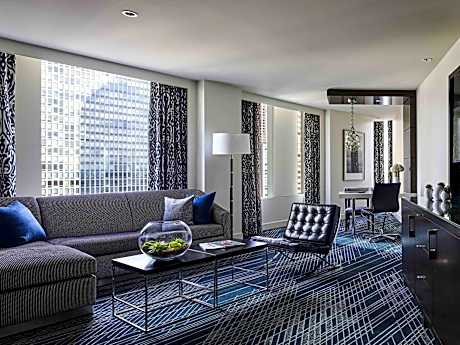 Corner King Suite with Sofa Bed, Accessible Tub and Shower