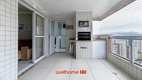 Apartamento a 250m da praia na Praia Grande