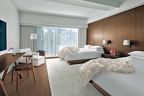 Superior Double Room with Two Double Beds and City View