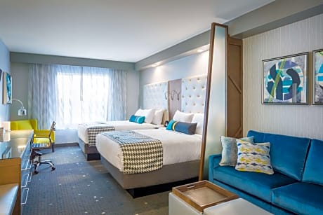 Queen Room with Two Queen Beds and Sofa Bed