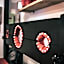 LOVE ROOM Bordeaux Playroom avec salle de jeux pour adultes et lit à eau chauffant