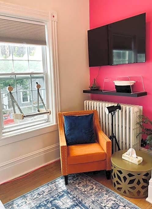 Pet-Friendly Space #3 at Doggy Digs, King Bed and Office