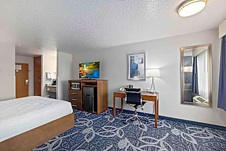 1 King Bed Non-Smoking Microwave And Refrigerator Wi-Fi Shower Only Full Breakfast