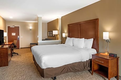 1 King Bed, Efficiency, Suite, Nonsmoking, Accessible