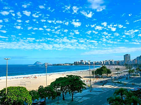 Deslumbrante vista para a Praia de Copacabana.
