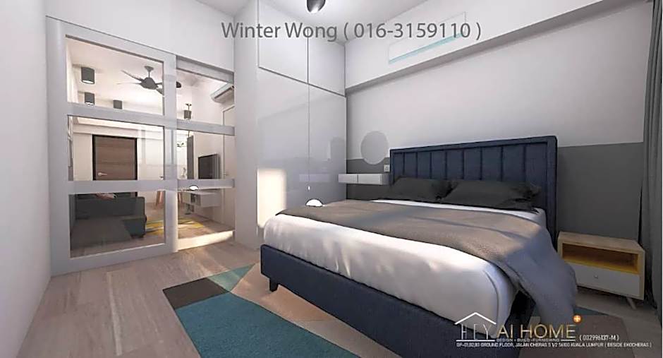 REVO at AURORA PLACE, Pavilion 2, 5 Minutes To AXIATA ARENA BUKIT JALIL FREE WIFI by De Harlequins Guesthouse