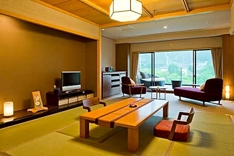 Upgraded Japanese-Style Room with Open-Air Bath - Non-Smoking