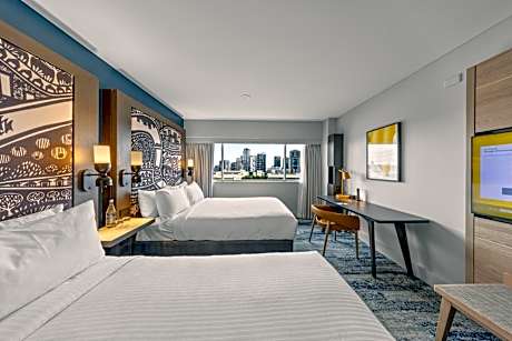 Standard Double Room with Two Double Beds and River View