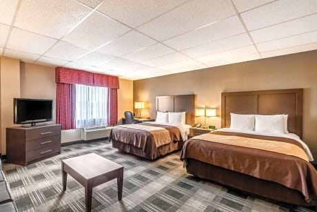 Suite with Two Queen Beds and Sofa Bed