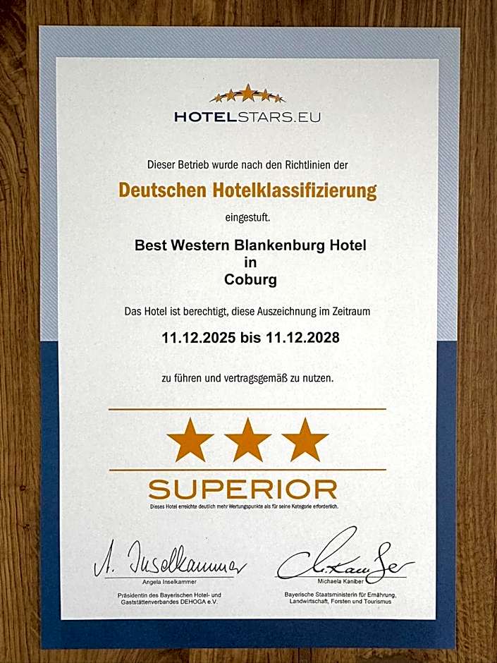 Best Western Blankenburg Hotel