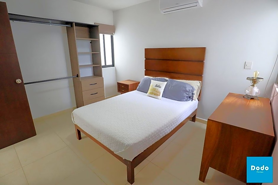 Residencial privado con alberca a 3 min. de la playa