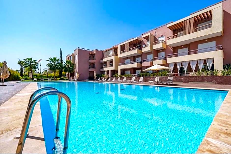 Modern 2BR Apartment with Pool & Secure Parking in Marrakech