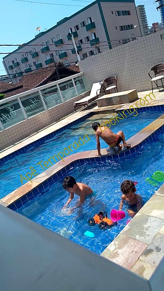 Apê Temporada Praia Grande SP Completo com Piscina, Churrasqueira, Estacionamento