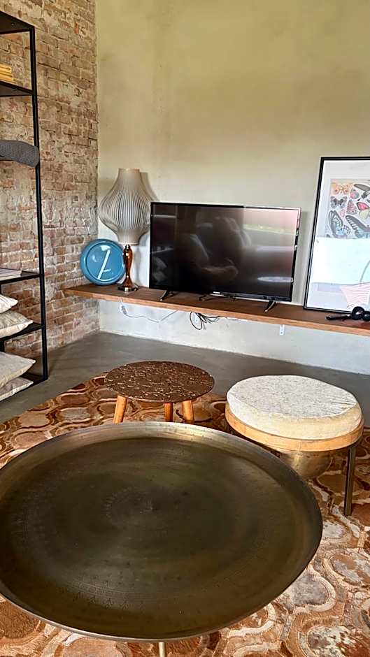 De oude slaght- luxe suite met buitensauna