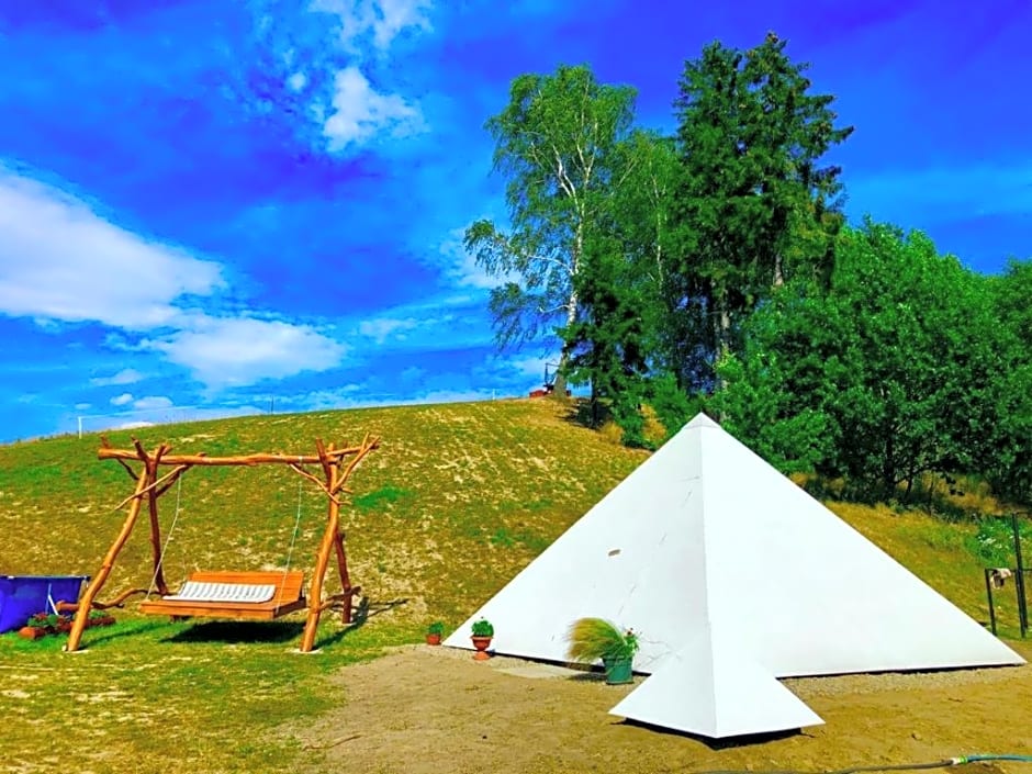 Domek Eden 1 Kaszuby balia sauna alpaki mini zoo