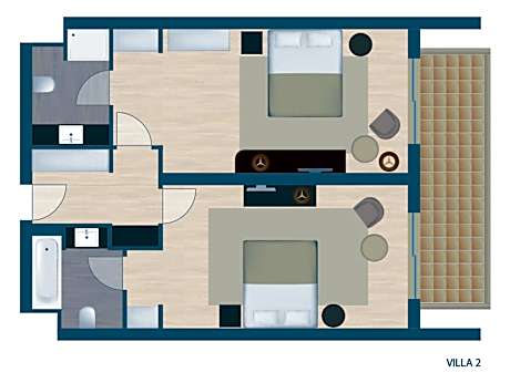 Two-Bedroom Villa