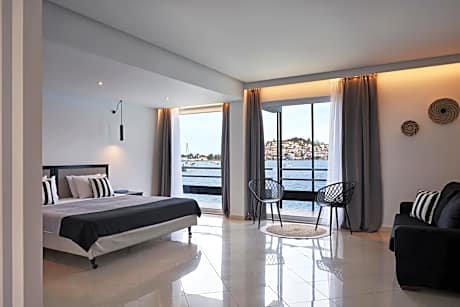 Master Suite with Sea and Poros Town View