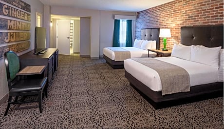 Standard Double Room with Two Double Beds and Accessible Tub - Mobility Access - Non-refundable - Breakfast included in the price