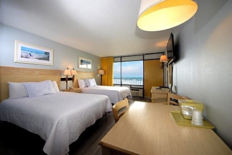 1 Bedroom Oceanfront (Non-Efficiency) with 2 Queen Beds – B1N