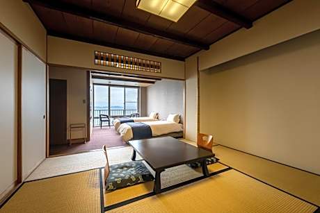 Japanese-Style Room with Tatami area and Ocean View