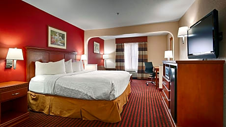 Suite-1 King Bed, Non-Smoking, Sofabed, Mini Suite, Microwave And Refrigerator, High Speed Internet 
