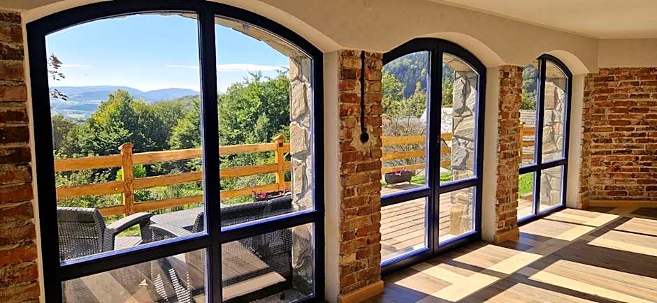 Villa na pagórku Limanowa