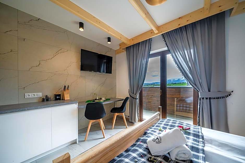 Aparthotel Rabiań-SKI 10metrów do wyciagu połączonego z całą Kotelnicą na miejscu wypoożyczalnia z serwisem