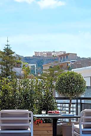 Deluxe Suite with Acropolis view and terrace