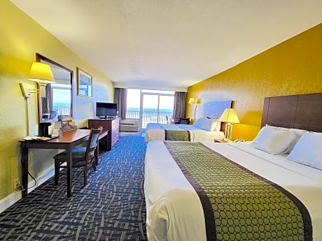 Standard Room with Two Queen Beds - Oceanfront - Balcony
