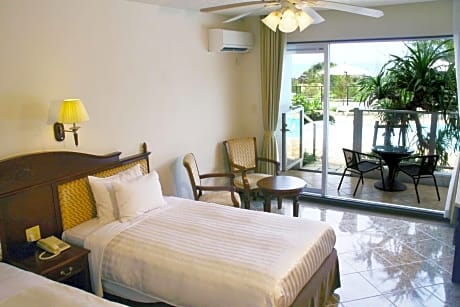 Twin Room with Pool View